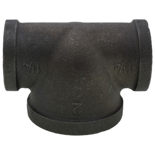 EVERFLOW Everflow BMBT1401 Black Bull Head Tee - 1-1/4 x 1-1/4 x 2