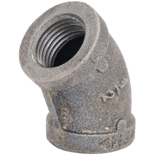 EVERFLOW Everflow BMFF0012 1/2 Black Elbow 45