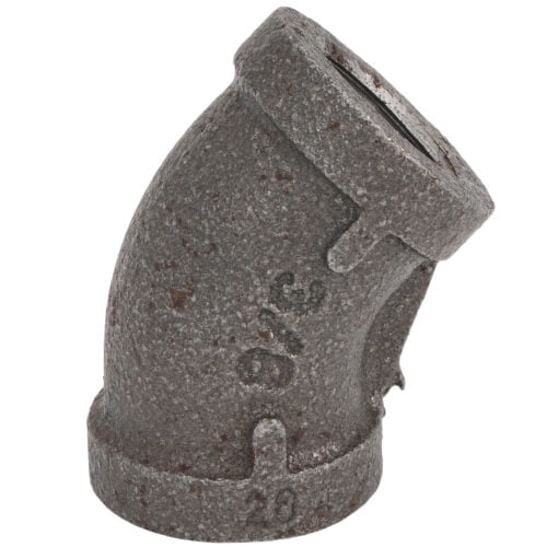 EVERFLOW Everflow BMFF0038 3/8 Black Elbow 45
