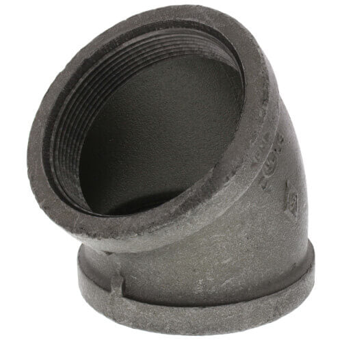 EVERFLOW Everflow BMFF0600 | 6 Black Elbow 45