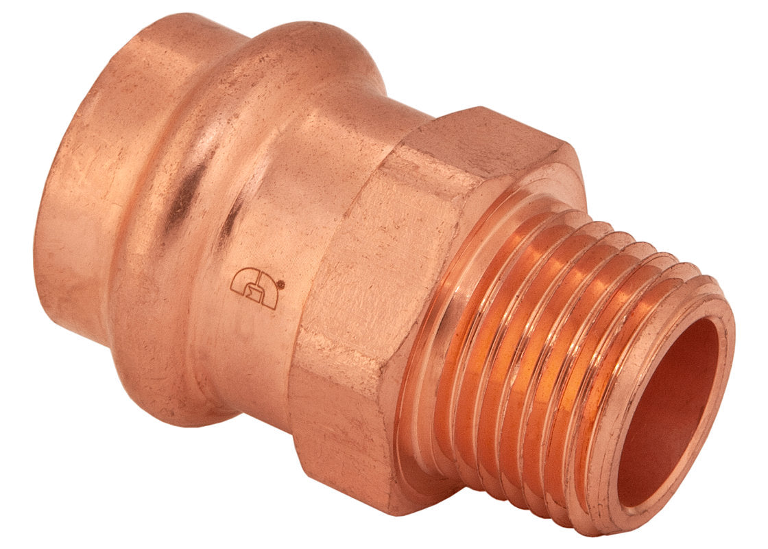 BMI Bmi 47823 Wrot Copper Press X Male Adapter 3/4x1/2