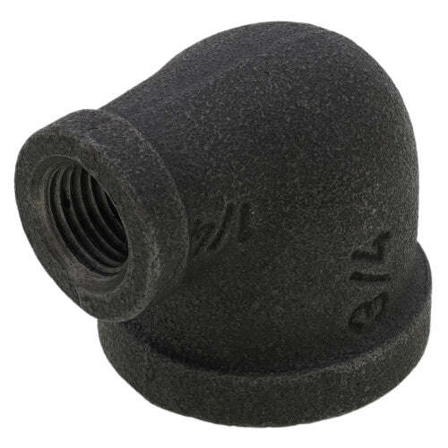 EVERFLOW Everflow BMRL0341 Black 90° Reducing Elbow 3/4 X 1/4 BLE075-025