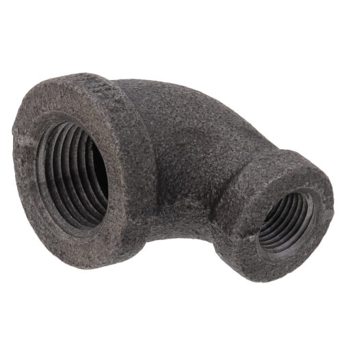 EVERFLOW Everflow BMRL0380 3/8 X 1/8 Black Reducing Elbow