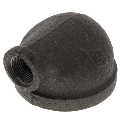 EVERFLOW Everflow BMRL2122 Black Reducing Elbow 90 Degree 2-1/2 x 1