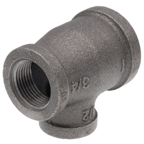EVERFLOW Everflow BMRT1006 1 X 3/4 X 1/2 Black Reducing Tee