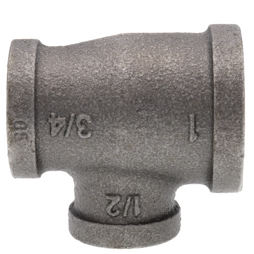 EVERFLOW Everflow BMRT1006 1 X 3/4 X 1/2 Black Reducing Tee