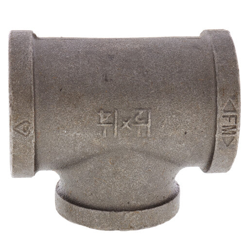 EVERFLOW Everflow BMRT1204 Black Reducing Tee 1-1/2 x 1-1/4
