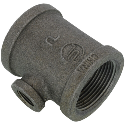 EVERFLOW Everflow BMRT1400 Black Reducing Tee 1-1/4 X 3/8