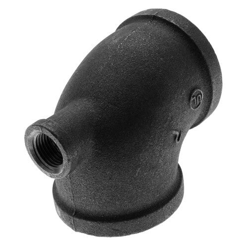 EVERFLOW Everflow BMRT2006 2 X 1/2 X 2 Black Reducing Tee