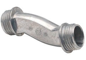 BRIDGEPORT Bridgeport 1520-DC Offset Nipple, Rigid - I.M.C. Conduit, 1/2 Inch