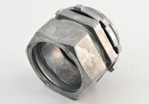 BRIDGEPORT Bridgeport 254-DC2 EMT Die Cast Compression Connector 1-1/2 Inch