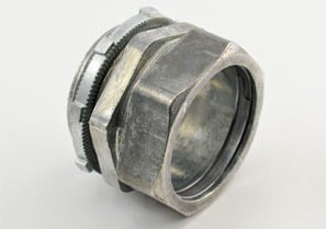 BRIDGEPORT Bridgeport 255-DC2 EMT Die Cast Compression Connector, 2 Inch
