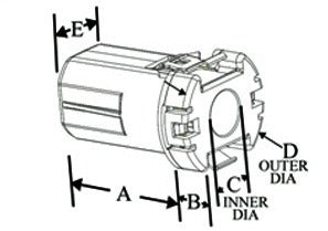 BRIDGEPORT Bridgeport 38ACDS Connector Cord Flex 3/8 in 2/3 Snap-In