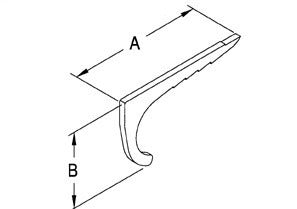 BRIDGEPORT Bridgeport 921-NS Nail Strap 3/4 in Replacement MPN