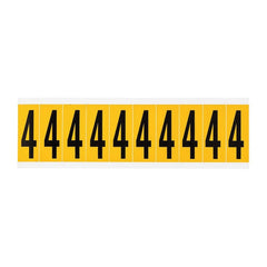 BRADY Brady 1560-4 Vinyl Number Label 3.875 in (4 cards of 5)