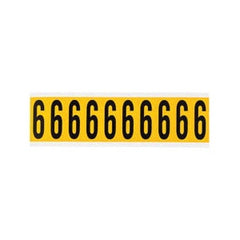 BRADY Brady 3440-6 Number Label (2 in / Card of 10)