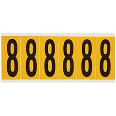 BRADY Brady 1560-8 Number Label 5/Pack (5 in x 1 3/4 in)