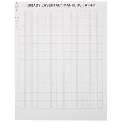 Brady LAT-40-799-1 Bra Label, White, 0.75 x 0.5 Inches, Replacement LAT-40-799-1