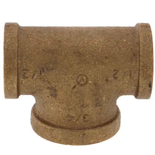 EVERFLOW Everflow BRBT0120-NL | 1/2 X 1/2 X 3/4 Bull Head Tee Brass Lead Free |
