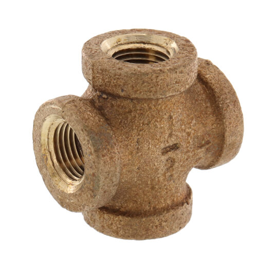 EVERFLOW Everflow BRCR0018-NL 1/8 Brass Cross Lead Free