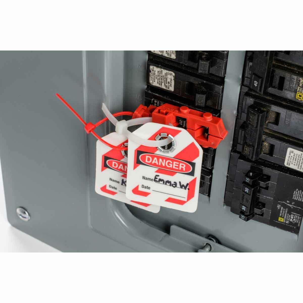 BRADY Brady 148689 TAGLOCK Snap-On Circuit Breaker LO EA