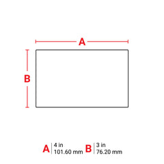 Brady B33-76-486 Label Polyester 3in x 4in LT GR 500/RL