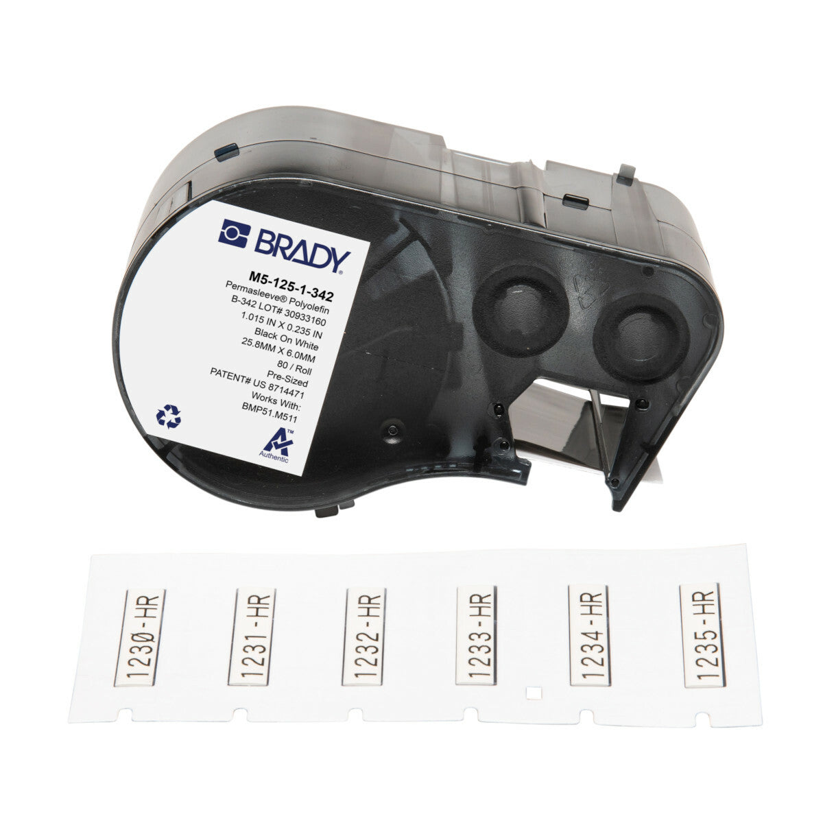 BRADY M5-125-1-342 MARKING & LABELING