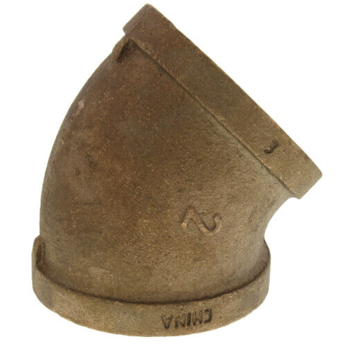 EVERFLOW Everflow BRFL0400-NL 4 Elbow 45 Brass Lead Free