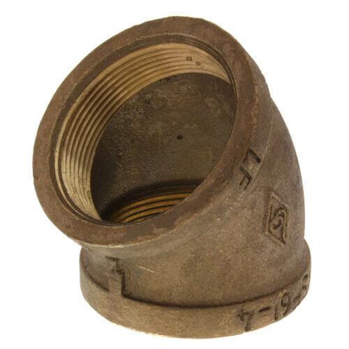 EVERFLOW Everflow BRFL0400-NL 4 Elbow 45 Brass Lead Free