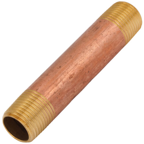 EVERFLOW Everflow BRNS1200-K 1/2 Brass Nipple Set Close to 6 Length Lead Free