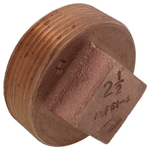EVERFLOW Everflow BRPL0212-NL 2-1/2 Plug Cored Brass Lead Free