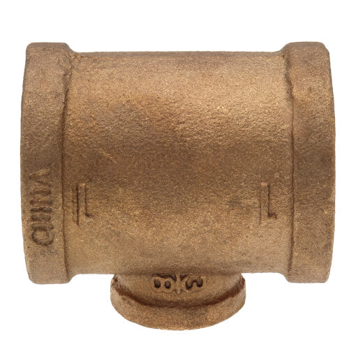 EVERFLOW Everflow BRRT1001-NL | 1 X 3/8 Reducing Tee - 2 Size Brass Lead Free