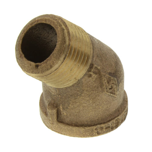 EVERFLOW Everflow BRSF0012-NL 1/2 Brass 45 Street Elbow Lead Free