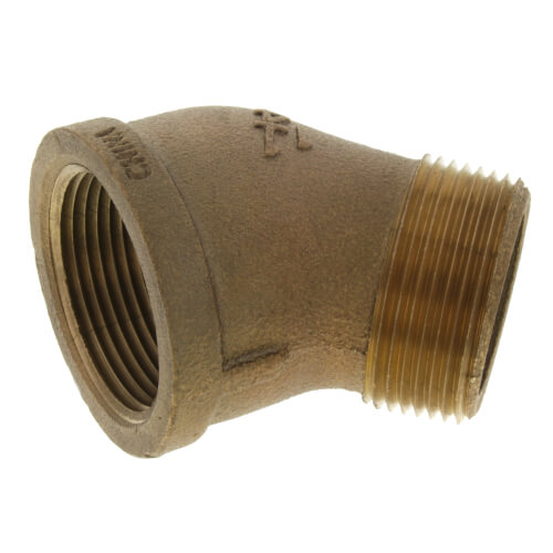 EVERFLOW Everflow BRSF0114-NL 1-1/4 Street Elbow 45 Brass Lead Free