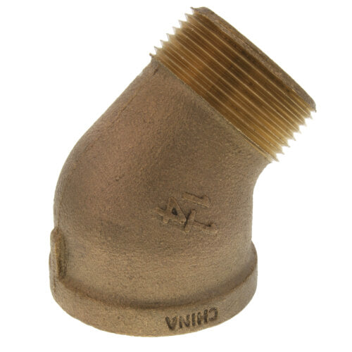 EVERFLOW Everflow BRSF0114-NL 1-1/4 Street Elbow 45 Brass Lead Free