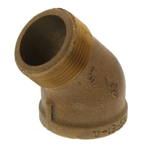 EVERFLOW Everflow BRSF0114-NL 1-1/4 Street Elbow 45 Brass Lead Free