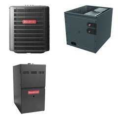 GOODMAN GOODMAN GLZS4BA2410+CAPTA3026B3+GR9S960403AN - 24K BTU Ducted Heat Pump System - R-32
