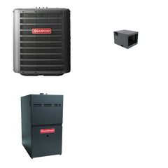 GOODMAN GOODMAN GLZS4BA3010+CHPTA3026B3+GR9S960805CU - 30K BTU Ducted Heat Pump System - R-32