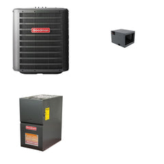GOODMAN GOODMAN GLZS4BA2410+CHPTA3026C3+GR9S800603AN - 24K BTU Ducted Heat Pump System - R-32