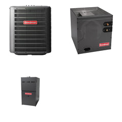 GOODMAN GOODMAN GLZS4BA4210+CAPTA4230D3+GR9S800805CN - 42K BTU Ducted Heat Pump System - R-32