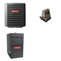 GOODMAN GOODMAN GLZS4BA2410+CAUTA3026B3+GR9S960403AN - 24K BTU Ducted Heat Pump System - R-32