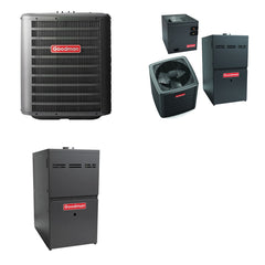 GOODMAN GOODMAN GLZS4BA4210+CAUTA4230C3+GR9S800805CU - 42K BTU Ducted Heat Pump System - R-32