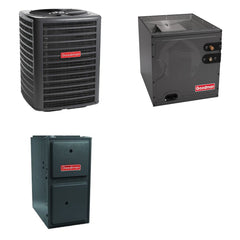 GOODMAN GOODMAN GLZS4BA1810+CAPTA3022C3+GR9S960403BU - 18K BTU Ducted Heat Pump System - R-32