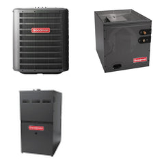 GOODMAN GOODMAN GLZS4BA2410+CAPTA3022C3+GR9S800804BN - 24K BTU Ducted Heat Pump System - R-32