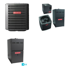 GOODMAN GOODMAN GLZS4BA4210+CAUTA4230C3+GR9S801005CN - 42K BTU Ducted Heat Pump System - R-32