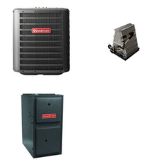 GOODMAN GOODMAN GLZS4BA2410+CAUTA3026C3+GR9S960403BU - 24K BTU Ducted Heat Pump System - R-32