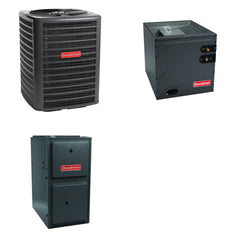 GOODMAN GOODMAN GLZS4BA1810+CAUTA2422B3+GR9S960403BU - 18K BTU Ducted Heat Pump System - R-32