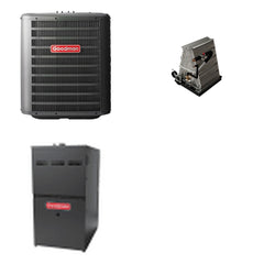 GOODMAN GOODMAN GLZS4BA2410+CAUTA3022C3+GR9S800804BN - 24K BTU Ducted Heat Pump System - R-32
