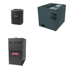 GOODMAN GOODMAN GLZS5BA2410+CAPTA3022A3+GR9S800804BN - 24K BTU Ducted Heat Pump System - R-32