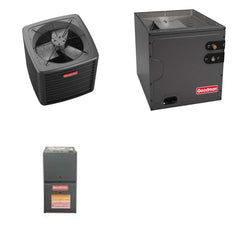 GOODMAN GOODMAN GLZS5BA1810+CAPTA2422C3+GR9S800403AN - 18K BTU Ducted Heat Pump System - R-32